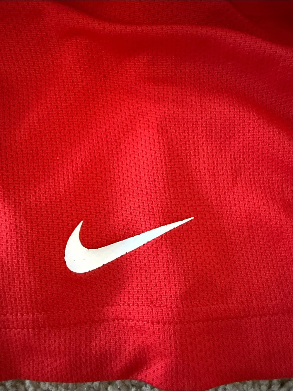 Nike Red Men's Athletic Shorts with SDSU Logo